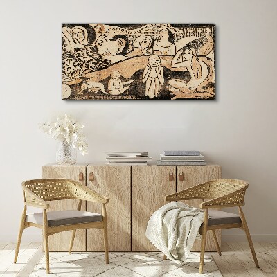 Reflections on Human Existence Print on canvas
