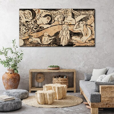 Reflections on Human Existence Print on canvas
