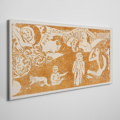 Reflections on Human Existence Canvas wall art