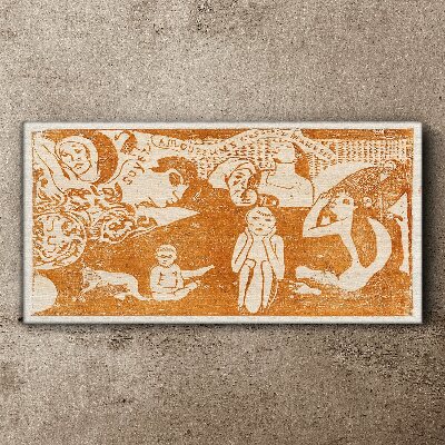 Reflections on Human Existence Canvas wall art