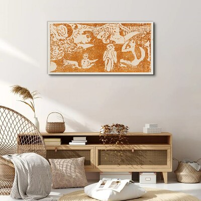 Reflections on Human Existence Canvas wall art
