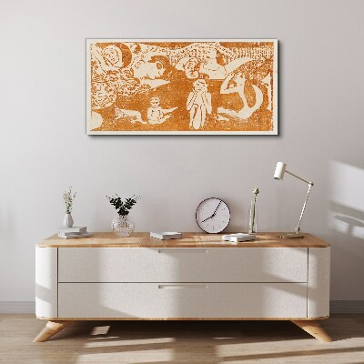 Reflections on Human Existence Canvas wall art