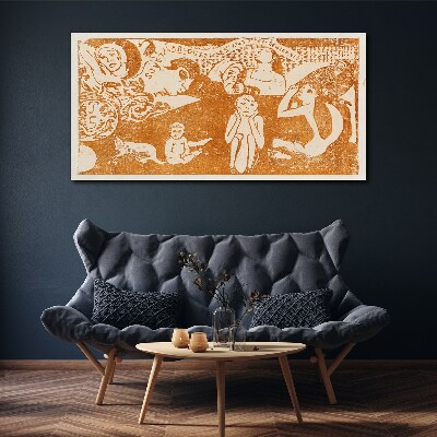 Reflections on Human Existence Canvas wall art