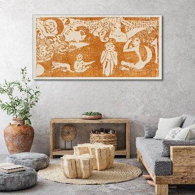 Reflections on Human Existence Canvas wall art