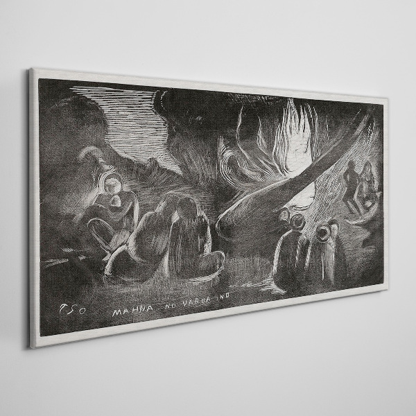 Lost in the Dark Print on canvas