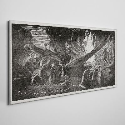 Lost in the Dark Print on canvas