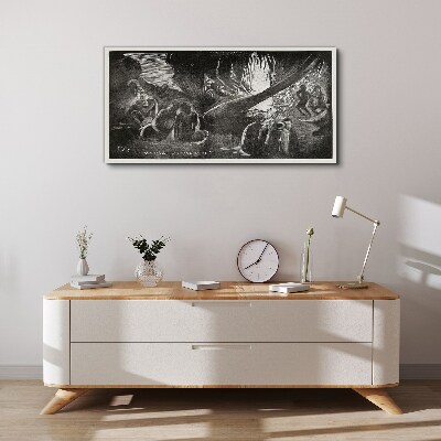 Lost in the Dark Print on canvas