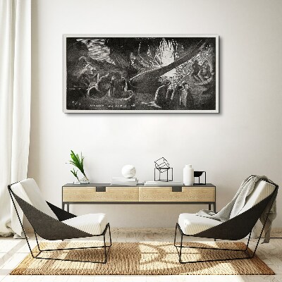 Lost in the Dark Print on canvas