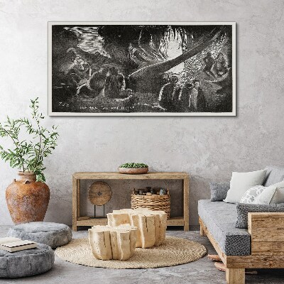 Lost in the Dark Print on canvas