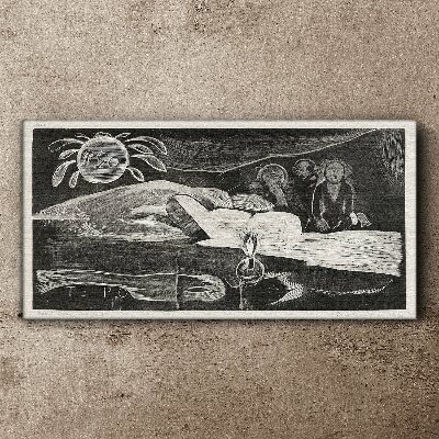 Te Po - Ralph Hotere Canvas wall art