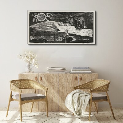Te Po - Ralph Hotere Canvas wall art