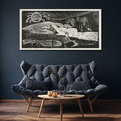 Te Po - Ralph Hotere Canvas wall art