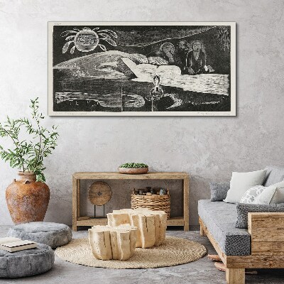 Te Po - Ralph Hotere Canvas wall art