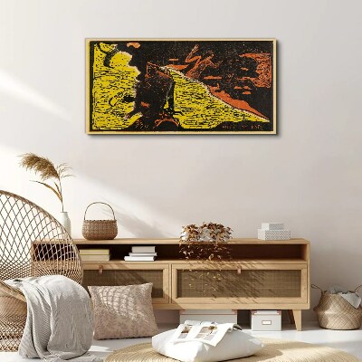 Green wave of emotions Print on canvas