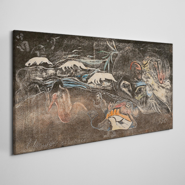 The River of Life and Transformation Print on canvas