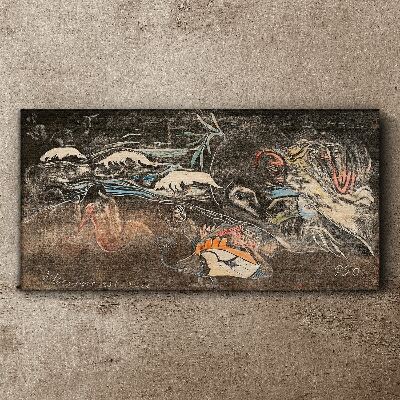 The River of Life and Transformation Print on canvas