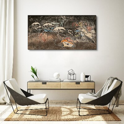 The River of Life and Transformation Print on canvas