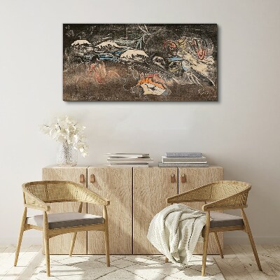 The River of Life and Transformation Print on canvas