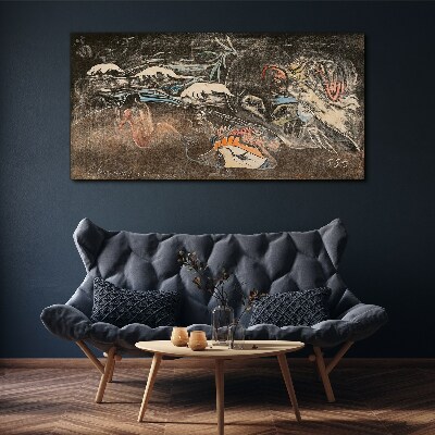 The River of Life and Transformation Print on canvas