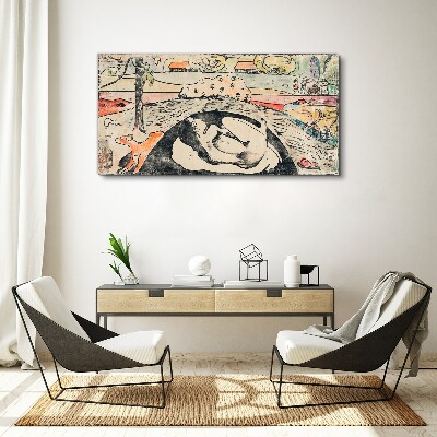 A scene from a rural landscape Canvas wall art