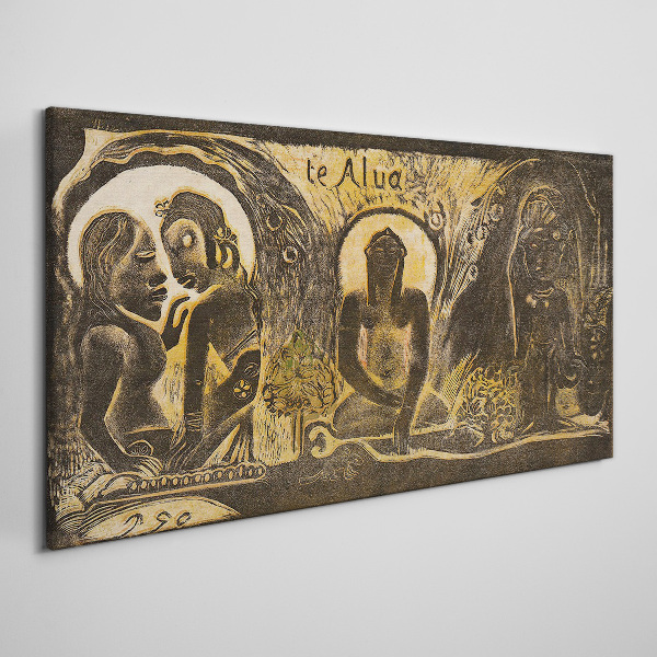 Love and spirituality in art Print on canvas