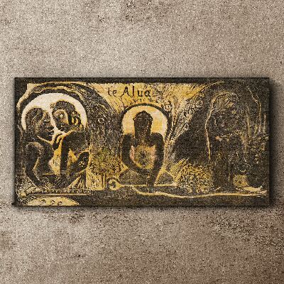 Love and spirituality in art Print on canvas