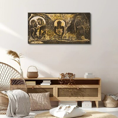 Love and spirituality in art Print on canvas