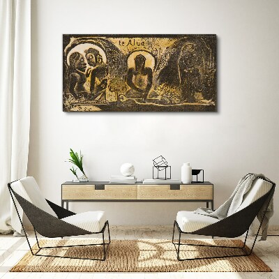 Love and spirituality in art Print on canvas