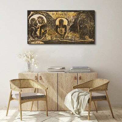Love and spirituality in art Print on canvas