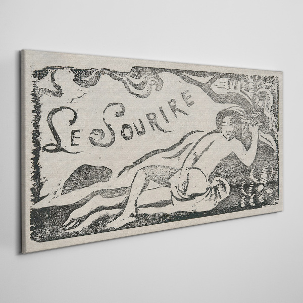 Smile in motion Canvas wall art