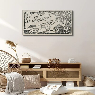 Smile in motion Canvas wall art
