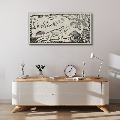 Smile in motion Canvas wall art