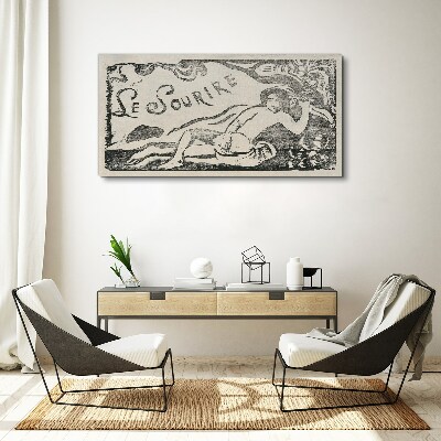 Smile in motion Canvas wall art