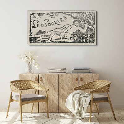 Smile in motion Canvas wall art