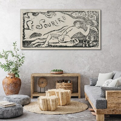 Smile in motion Canvas wall art