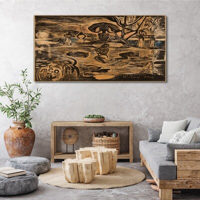 Summer afternoon at the lake Canvas wall art