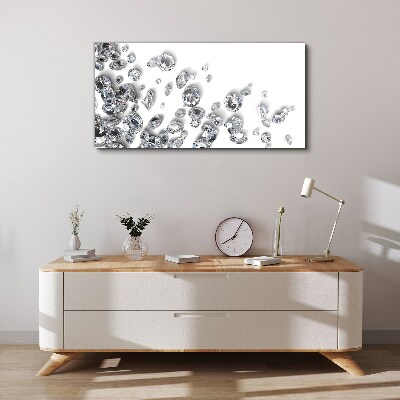 Crystal Rain of Shine Canvas wall art