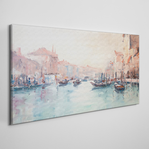 Venetian mornings Canvas wall art
