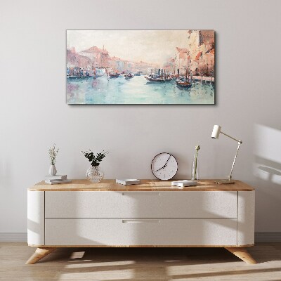 Venetian mornings Canvas wall art