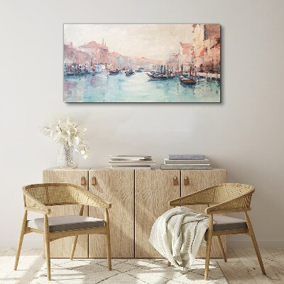 Venetian mornings Canvas wall art