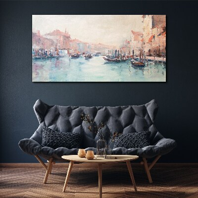 Venetian mornings Canvas wall art