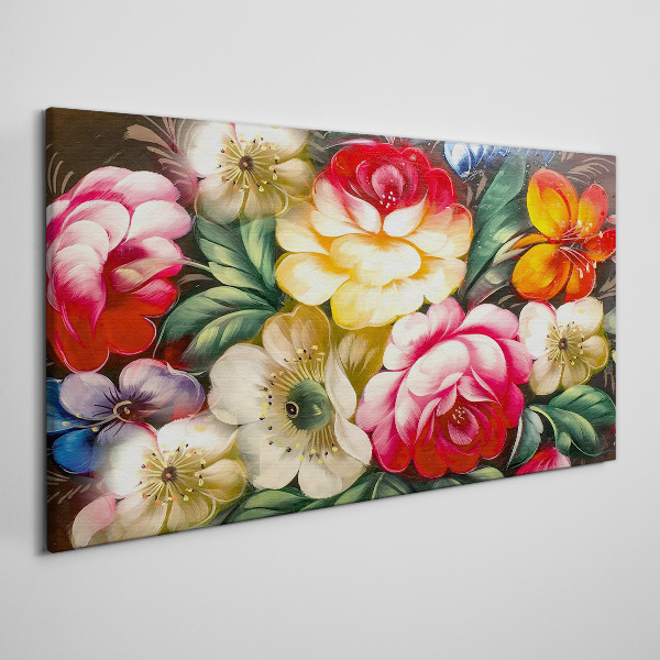 Flower festival of colors Print on canvas