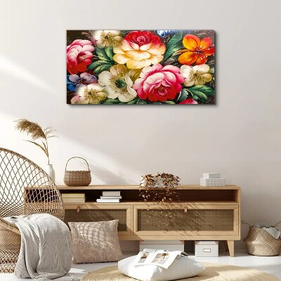 Flower festival of colors Print on canvas