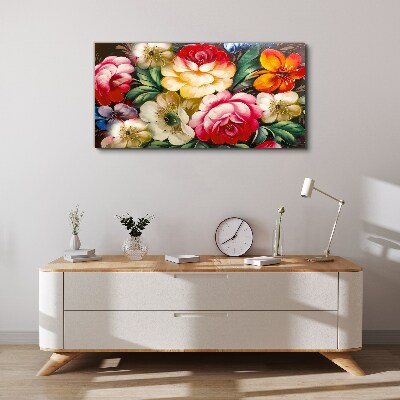 Flower festival of colors Print on canvas