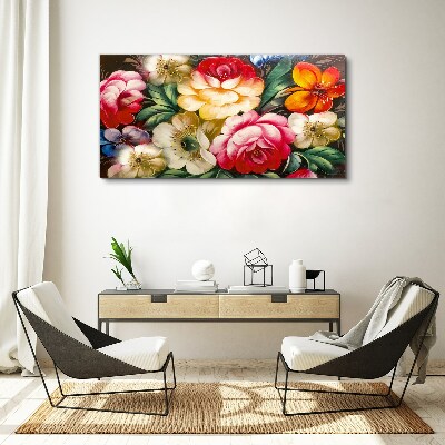 Flower festival of colors Print on canvas