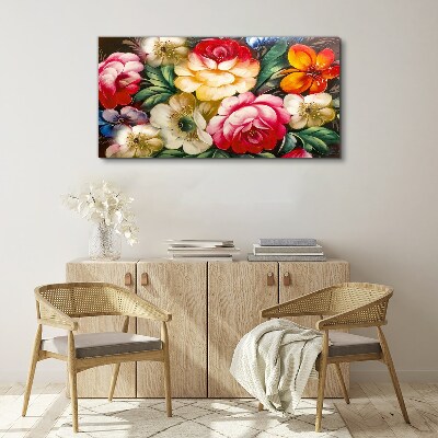 Flower festival of colors Print on canvas