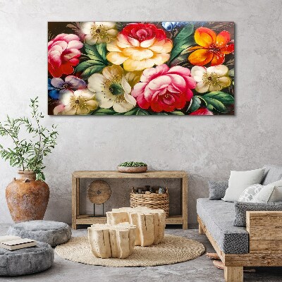 Flower festival of colors Print on canvas