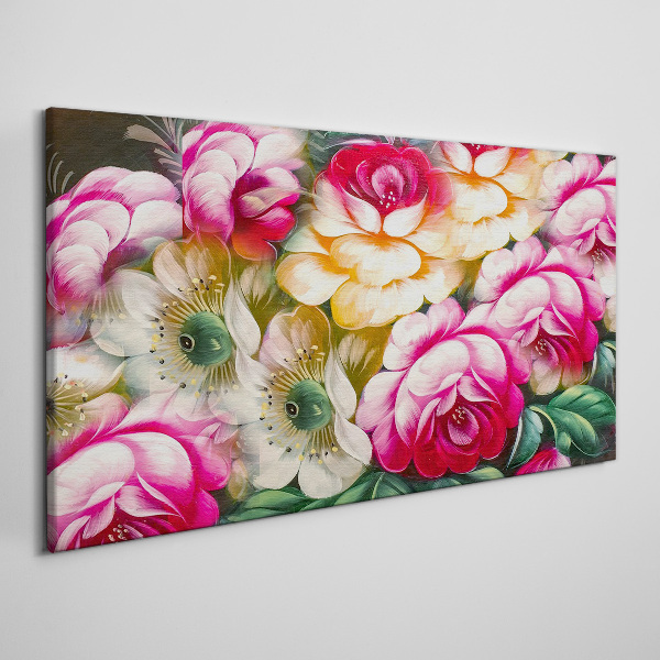 Flower bloom Canvas wall art