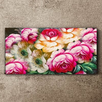 Flower bloom Canvas wall art