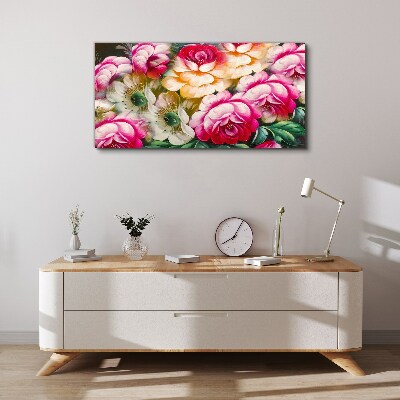 Flower bloom Canvas wall art